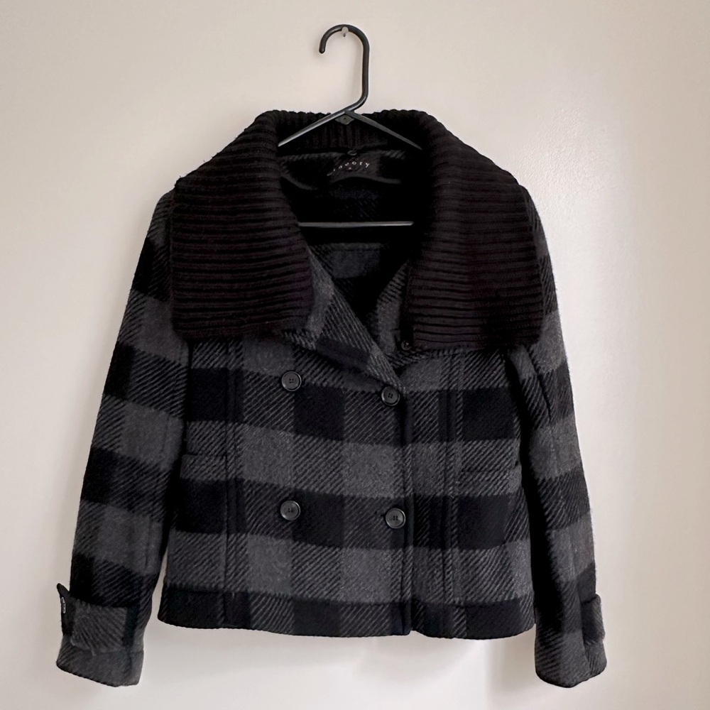 Theory cropped pea coat